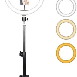 Wrapo Selfie Ring Light with Tripod Stand and Phone Holder, 12 inch Dimmable LED Camera Ring Light with 3 Light Modes For YouTube | Photo-shoot | Video shoot | Live Stream | Makeup & Vlogging Ring Flash-22