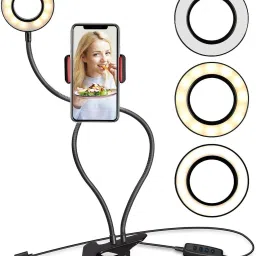 HIFY Professional Selfie Ring Light and Cell Phone Holder Stand for Live Stream Video Ring Flash-24