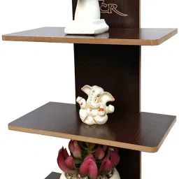 Book Shelf (LB-21) Engineered Wood Open Book Shelf-15