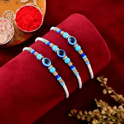 Designer DH-GA3-19 Pearl Rakhi Set-23