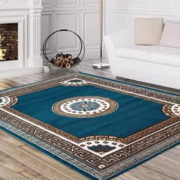 Multicolor, Dark Blue Polypropylene, Acrylic Carpet-26