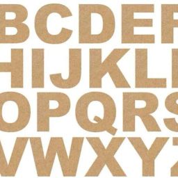 26 Pcs Capital Alphabets| Reusable Wooden Letters Kit for Kids-18