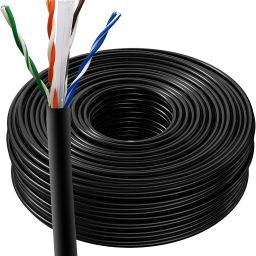 GITRU LAN Cable 100 m 100 Meter CAT6 24AWG CCA High Speed Outdoor Ethernet Lan Network Cable Twisted Pair-18