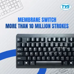 Tvs Electronics Champ XL Wired USB Standard Desktop Keyboard Compatible with Desktop, Laptop, Tablet, iPad, Mac image 2