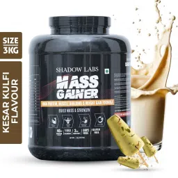 Shadow Labs Mass gainer with High calories For Men & Women Weight Gainers/Mass Gainers-11