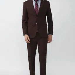 Men Single Breasted - 2 button Solid Suit-image-17