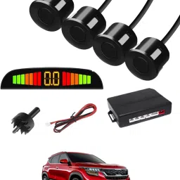 Black 4 Parking Reverse Safety Sensor For Vehicles-246 Universal Reverse Black Parking Sensor With Buzzer And LED Display-246 Parking Sensor-picture-15