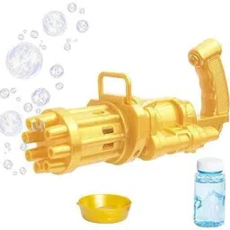 Yellow Bubble 8 Hole Gatling Electric Gun Eye Catching For Kids Boys Girls Water Gun-image-28