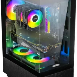 rionix CORE I5 GAMING 512 GB SSD INTEL CORE I5 (8 GB RAM/1 GB ON BOARD Graphics/1 GB Hard Disk/512 GB SSD Capacity/Windows 11 Pro/1 GB Graphics Memory) Gaming Tower with MS Office image 2