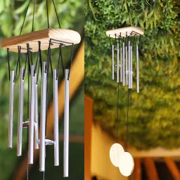 Decorative Wind Chimes For Home Decor and Gifting With Melody Sound Wood Windchime-image-55