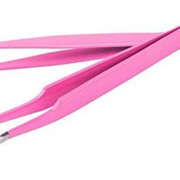 Tweezer Set 2 pcs for Women and Men|Premium Stainless Steel for Eyebrow Upper Lips Blackhead Removal Flat & Pointed Tip for Facial Hair (PINK SQ45)-picture-13