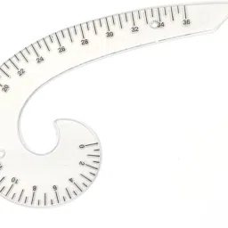 (1 Pcs) French Curve Scale for Drawing arm Hole Drawing Tailoring Set Sewing kit Ruler-1
