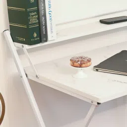 faburaa Venus 30x21 Foldable Table for Home and Office, Computer & Laptop, Study Desk Engineered Wood Study Table image 4