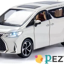 1:24 scale Lexus LM300H pull back toy Car with Sound and Light for Kids-14