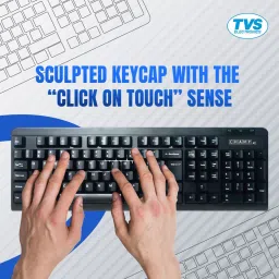 Tvs Electronics Champ XL Wired USB Standard Desktop Keyboard Compatible with Desktop, Laptop, Tablet, iPad, Mac image 4