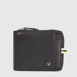 Men Casual Black Genuine Leather Wallet-image-28