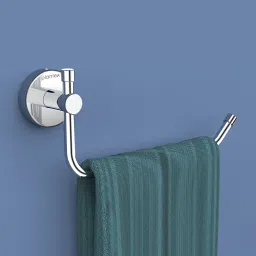 Towel Ring for Bathroom/Wash Basin/Napkin Hanger/Bathroom Accessories (L Shape ) Chrome Finish Towel Holder-image-63