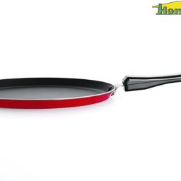 home-pro Non-Stick Aluminum Flat Tawa | Dosa Tawa | All in One with Soft Touch Handle Tawa 26 cm diameter image 4