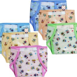Baby Kids Soft PVC (Plastic) Diaper Waterproof Potti Training Baby Nappy Panty Washable Adjustable Infants Nappy. 6-9 Months-20