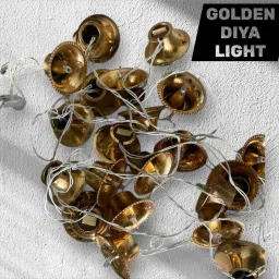 accessorizemeii 20 LEDs 3 m Gold Steady String Rice Lights image 3