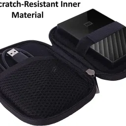 saco Pouch for Seagate Ultra Touch 1yr Mylio Create 2 TB Hard Drive Case (Maximum Size 12.5 x 9.2 cm) image 3