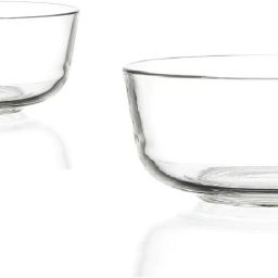 Borosilicate Glass Serving Bowl Pack of 2 - 1.2 Litres & 600 ML Serving Mixing Microwave Safe Glass Bowl-image-49