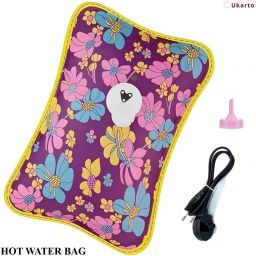 Electric Hot Water Bag with Heating Pad For Joints, Periods Pain Relief Warm Bag Electrical 1 L Hot Water Bag-image-61