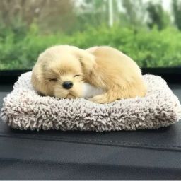 Car Dashboard Sleeping Dog Plush Toy Car Interior Decorative Home & Car/Bus/Truck Decoration Sleeping Animal ABS Toy Home Car Dashboard Cover-image-43