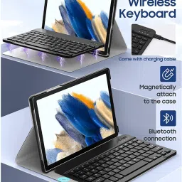 Proelite Detachable Wireless Bluetooth Keyboard case Bluetooth Standard Tablet Keyboard Compatible with Desktop, Laptop, Mac RGB Backlit image 4