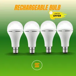 Rechargeable Emergency Bulb 12W Inverter Rechargebale Emergency Bulb_Pack_4 A237 3 hrs Bulb Emergency Light-27