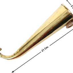 Pure Brass Gaumukh Shringi || Gomukhi Abhishek Patra (5 cm, Pack of 2) Brass Kalash-image-22