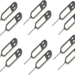 BUMTECH Sim Card Tray Remover Eject Pin Key Tools for Smart Phones - 12 Pices Sim Adapter-23
