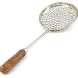Boondi Jhara with Wooden Handle Collapsible Strainer-28