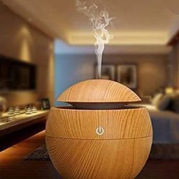 wens Wooden Cool Mist Essential Oil Diffuser Aroma Air Humidifier with Colorful Change (Assorted)-picture-33
