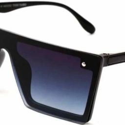fash UV Protection, Toughened Glass Lens, Riding Glasses, Polarized, Gradient Oval, Wayfarer, Rectangular, Aviator, Spectacle , Over-sized Sunglasses (Free Size) image 3