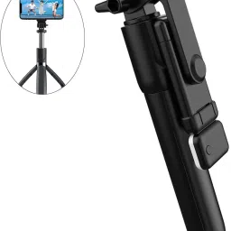 Wanzhow Portable Tripod Stand Extendable SelfieStick with Wireless Remote Lightweight Monopod, Tripod, Tripod Kit image 2