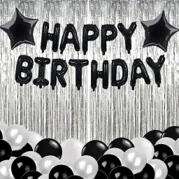 Printed Happy Birthday Decoration kit Combo - 48 Pcs for Birthday Decor-image-69