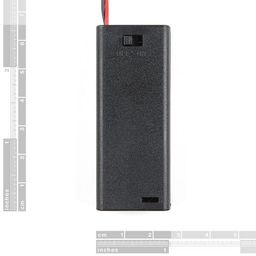 2 x AAA Battery Holder with cover and On/Off Switch-17