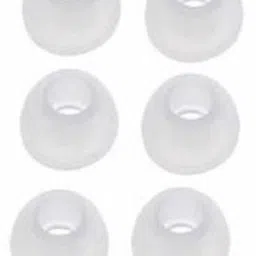 YTM white earbuds cover Silicone replacement In The Ear Headphone Cushion-image-11