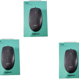 Logitech M90 / 1000 DPI Optical Tracking WIRED MOUSE (Set of 3) Wired Ambidextrous Optical Mouse-image-56