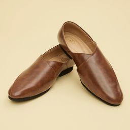 manyavar Sophisticated Brown Juti | Men's Ethnic Jutti | Juttis and Mojaris Party Wear For Men-picture-38