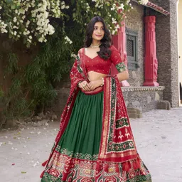 runaya nx Printed Semi Stitched Lehenga Choli-picture-3