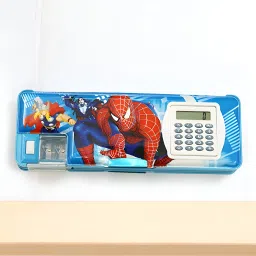 Multipurpose Magnetic Pencil Box with Calculator, Dual Sharpener for Girls &Boys Geometry Box-image-100