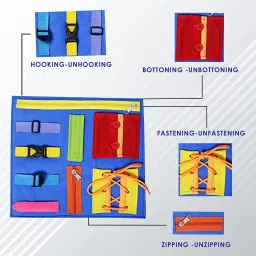 toodles Zipping and Unzipping Skill Developmental Kids Toy for 2 to 5 Year's Kid image 3