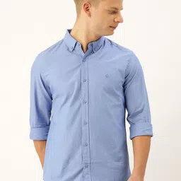 united colors of benetton Men Slim Fit Solid Button Down Collar Casual Shirt-picture-28