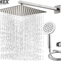 ANMEX HandShower (SS),SS304 1.5mtr Tube And Hook 12X12+24Inch Arm+HandShower Set)-26