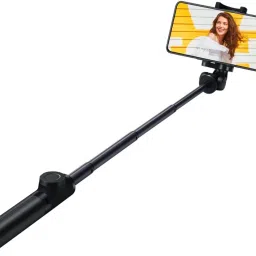 TrustShip ™ 2 in 1 Mobile Mini Tripod Bluetooth Selfie Stick | Q01 Mobile Tripod Cum Stand And Adjustable 101 Cm Height Selfie Stick Q01 model Tripod-0