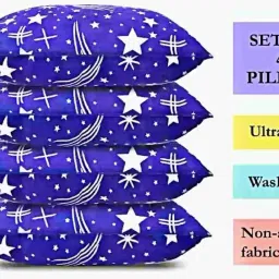 luxury Microfibre Solid Pregnancy Pillow Pack of 4-image-66