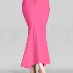 Woo THiNG Plain Sari Shapewear For Women Lycra Blend Petticoat-image-60