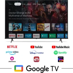 vu 139 cm (55 inch) Ultra HD (4K) LED Smart Google TV with VuOn 1.5 Processor I Perfect Phone Partner I 2-Way Bluetooth I Camera Support for Video Conferencing I Cricket Mode & Cinema Mode I WiFi Remote Control I Dolby Vision I 24W DTS Virtual X Sound I Game Dashboard I Blue Light Protection (2024 edition) image 3